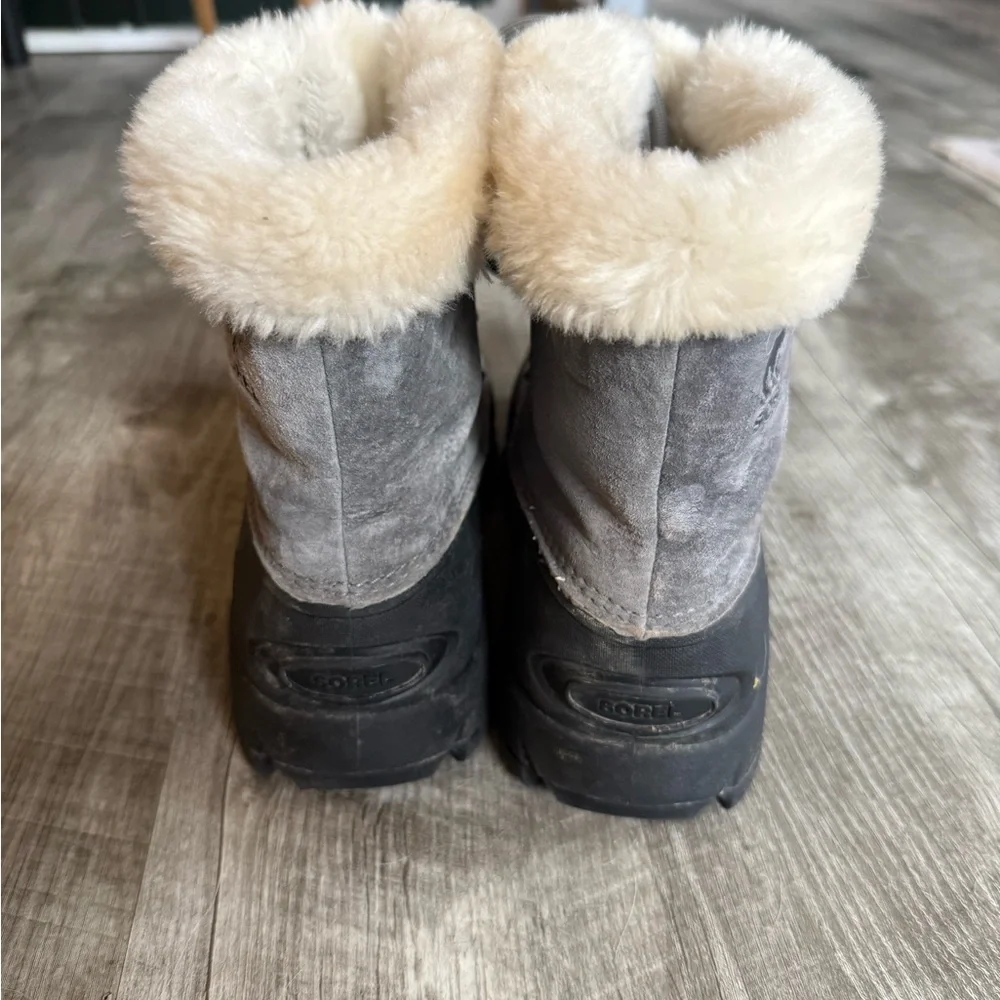 Sorel Snow Angel Black and Gray Winter Boots
